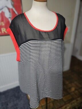 Truth Lightweight Striped Top 3X
